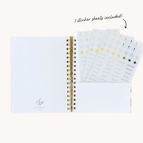 Meadow Flowers Undated Planner